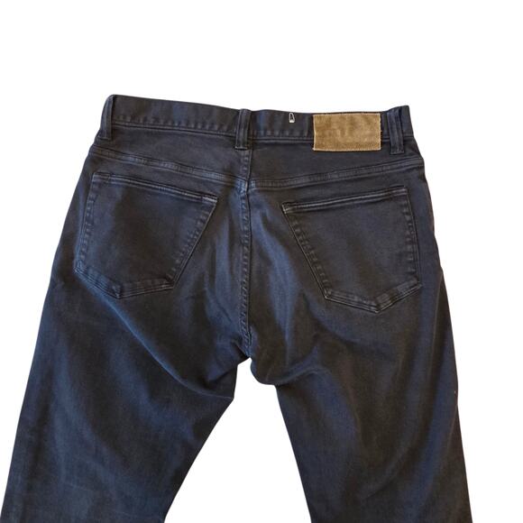 Todd Snyder Slim Fit 5-Pocket Chino Pants, jeans, black sz 30x32 Stretch - Picture 9 of 11